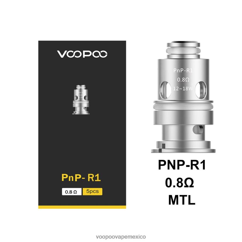VOOPOO Drag Precio México | VOOPOO PNP bobinas (5 piezas) pnp-r1 FJN2H8590