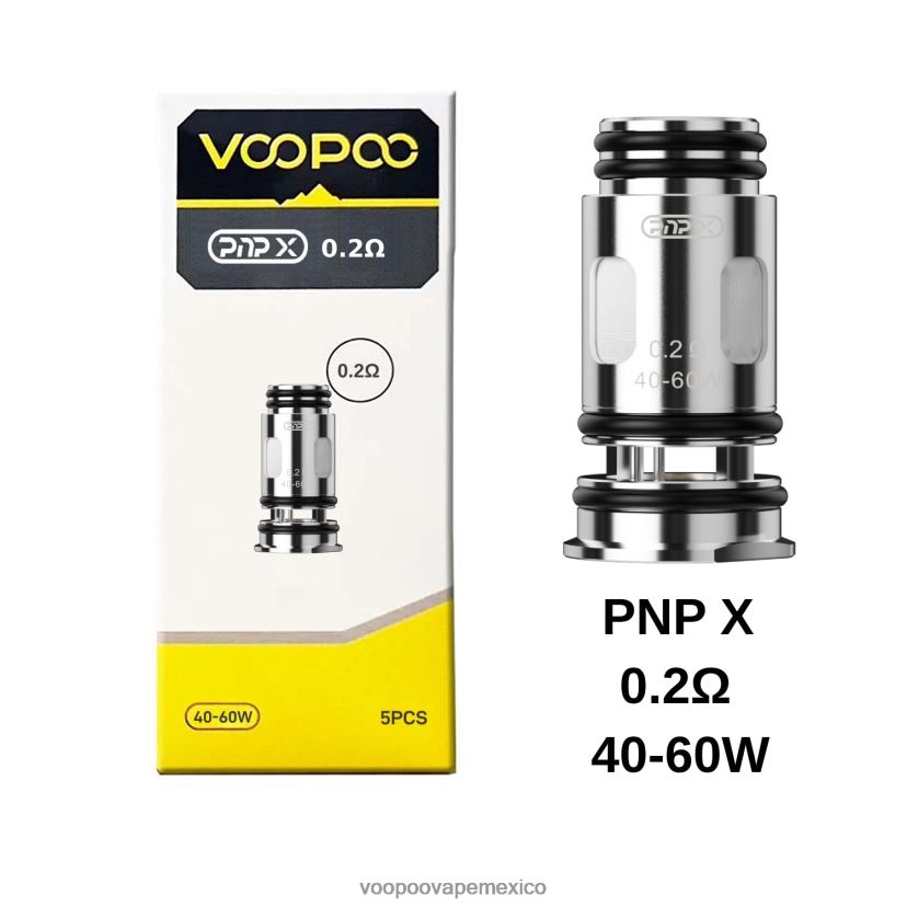 VOOPOO Vape Amazon | VOOPOO PNP bobinas (5 piezas) pnp x 0,2 ohmios FJN2H8606