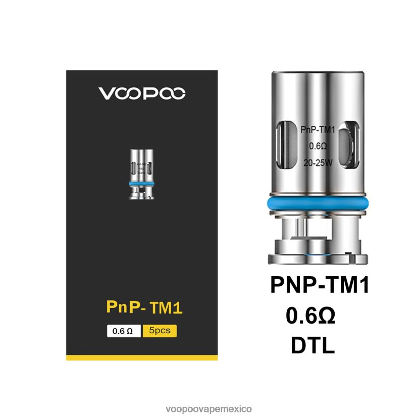 VOOPOO Vape Mexico City | VOOPOO PNP bobinas (5 piezas) pnp-tm1 FJN2H8593