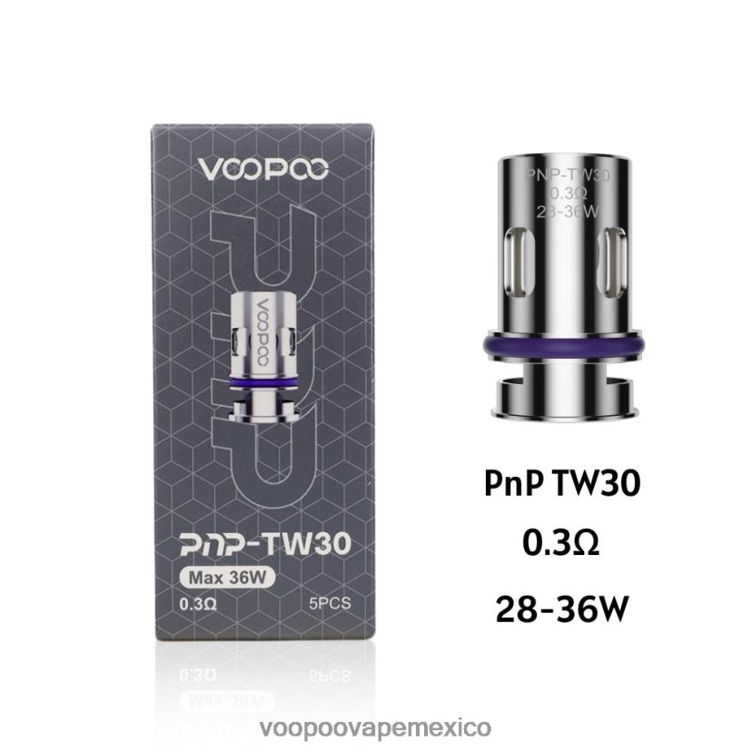 VOOPOO Vape Mexico City | VOOPOO PNP bobinas (5 piezas) pnp-tw30 FJN2H8603