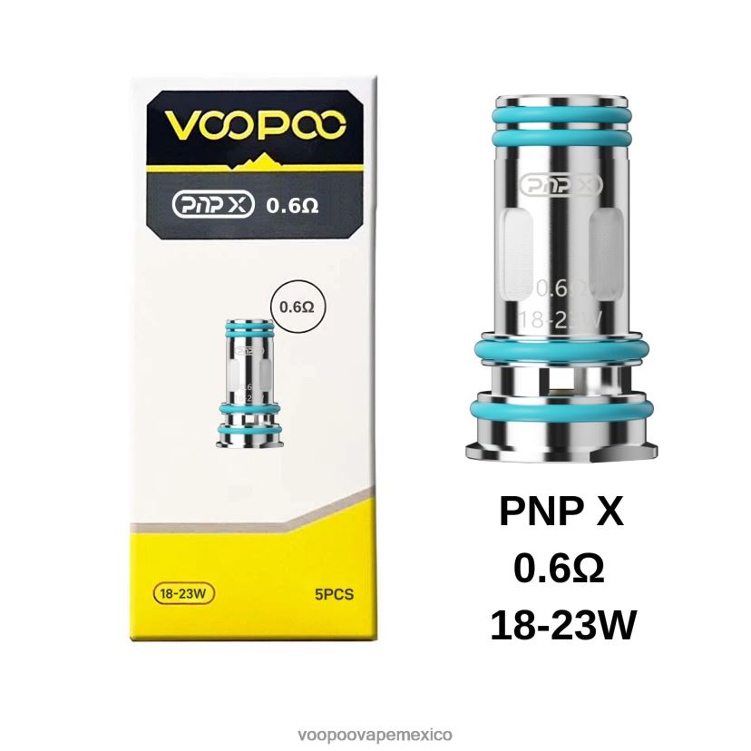 VOOPOO Vape Pod | VOOPOO PNP bobinas (5 piezas) pnp x 0,6 ohmios FJN2H8608