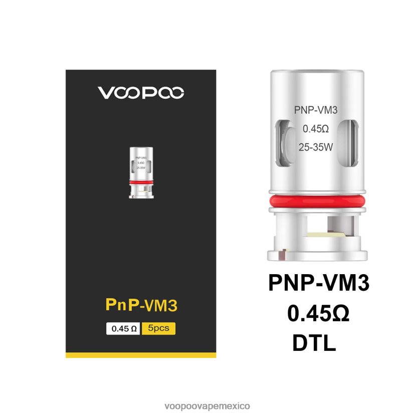 VOOPOO Vape Precio | VOOPOO PNP bobinas (5 piezas) pnp-c1 FJN2H8584