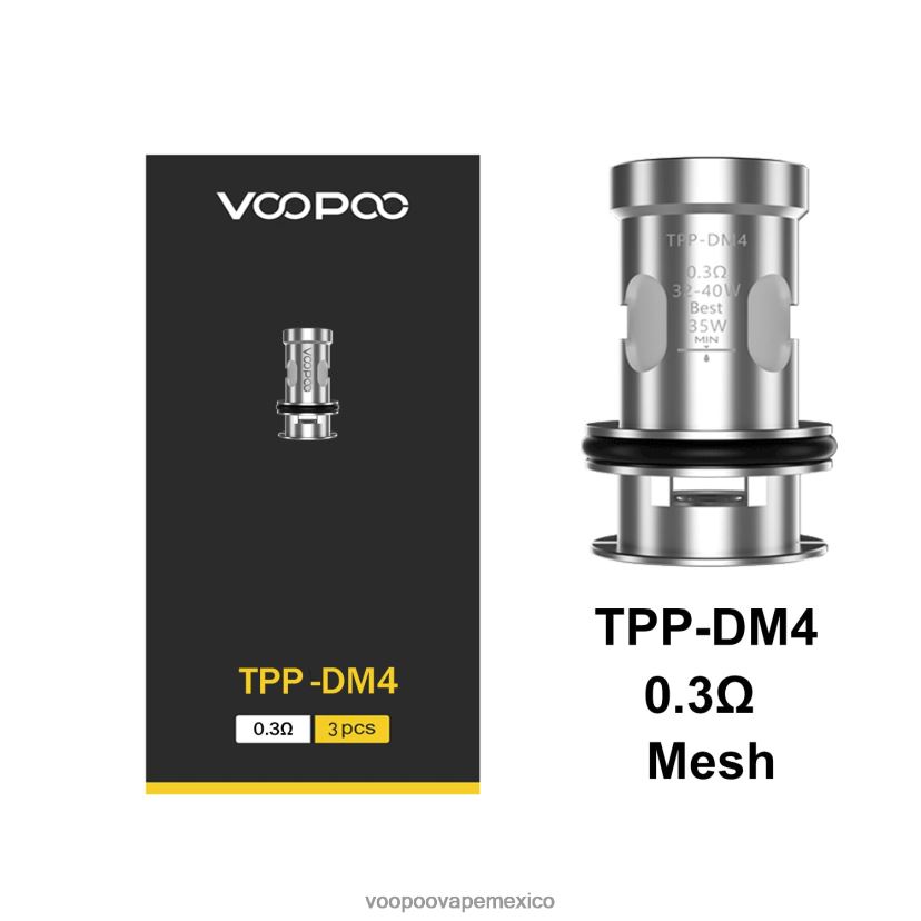 VOOPOO México | VOOPOO TPP bobinas (3 piezas) tpp-dm4 FJN2H8611