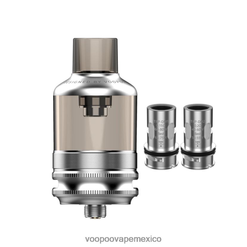VOOPOO Vape México | VOOPOO TPP tanque de vainas plata FJN2H8562