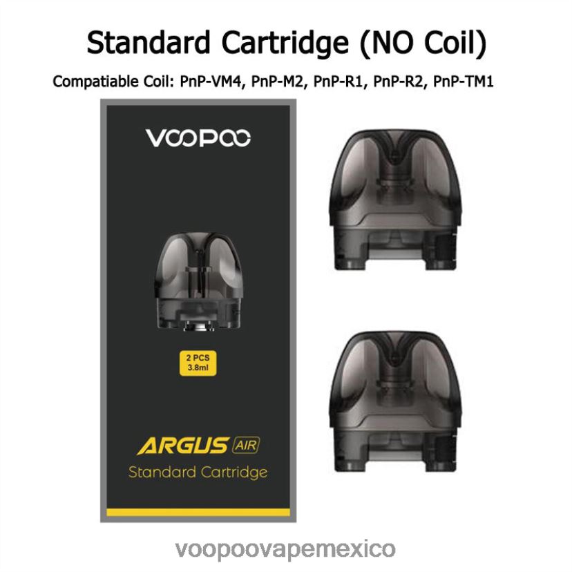 VOOPOO Vape Mexico City | VOOPOO ARGUS AIR cartucho de cápsulas (2 piezas) vaina estándar (vacía) FJN2H8513