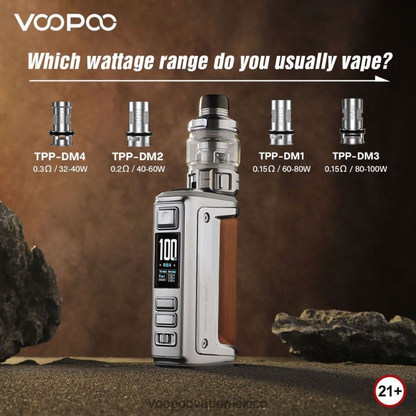 VOOPOO México | VOOPOO ARGUS GT II equipo de tanque grafito FJN2H81