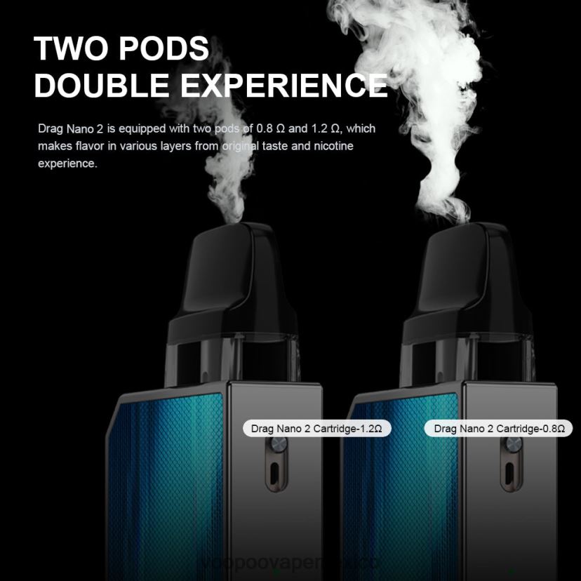 VOOPOO Vape México | VOOPOO DRAG NANO 2 kit de cápsulas té verde FJN2H8152