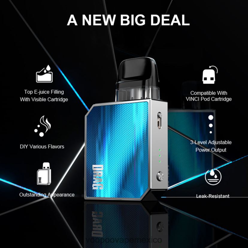 VOOPOO Vape México | VOOPOO DRAG NANO 2 kit de cápsulas té verde FJN2H8152