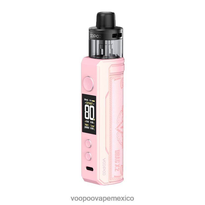 VOOPOO Vape México | VOOPOO DRAG X2 mod de vaina resplandor rosa FJN2H8232