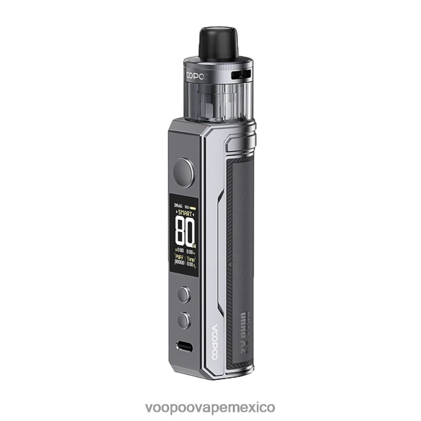VOOPOO Vape Mexico City | VOOPOO DRAG X2 mod de vaina metal gris FJN2H8233