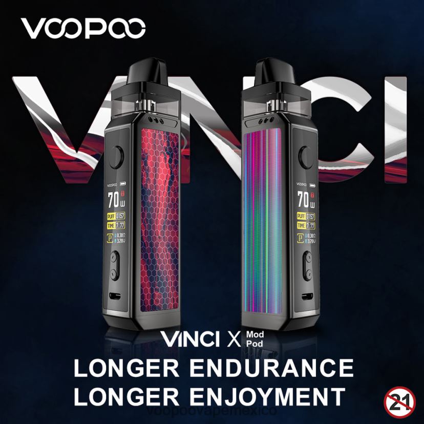 VOOPOO Vape Amazon | VOOPOO VINCI X kit de cápsula mod Fibra de carbon FJN2H8346