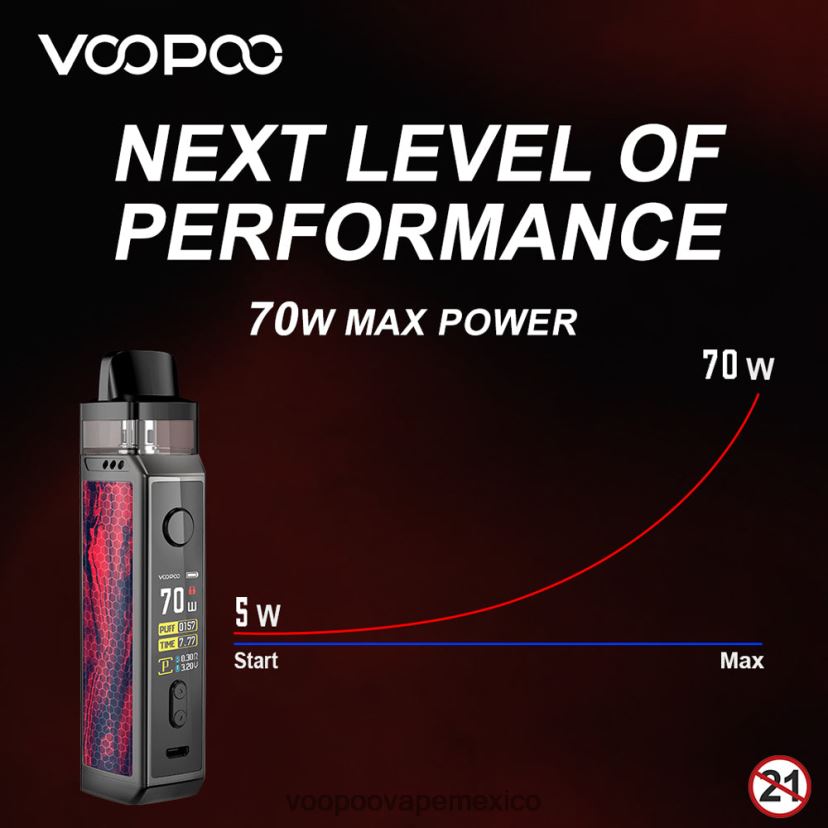 VOOPOO Vape Amazon | VOOPOO VINCI X kit de cápsula mod Fibra de carbon FJN2H8346