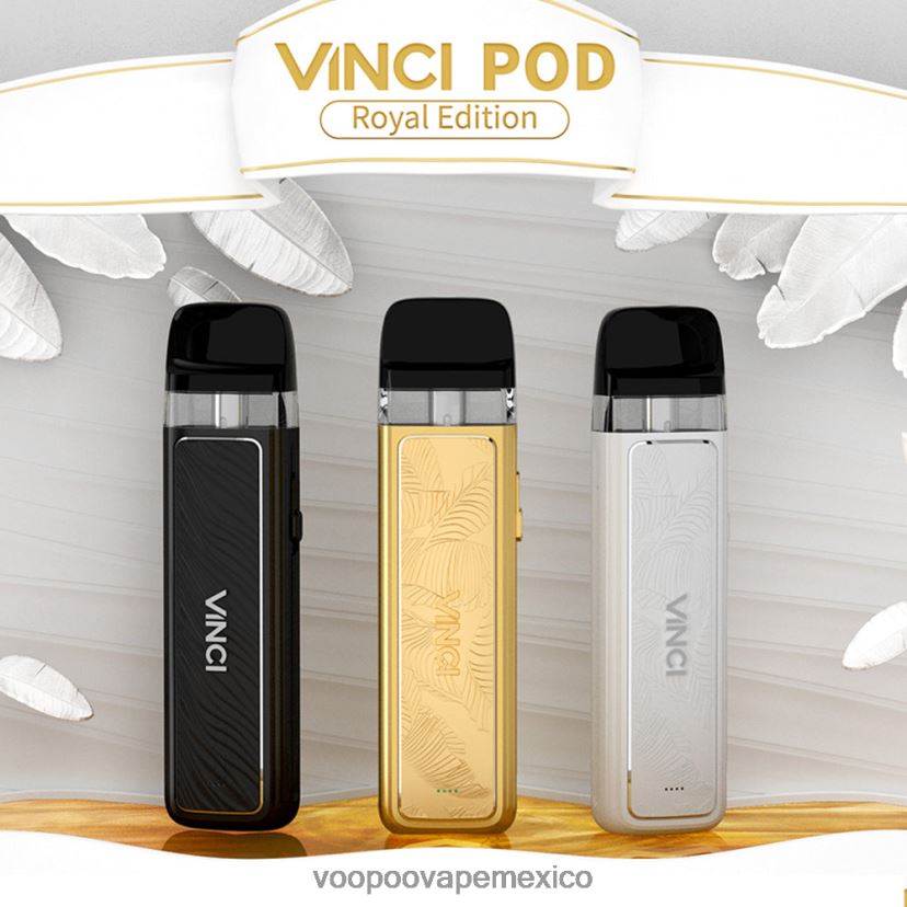VOOPOO Vape Mexico City | VOOPOO VINCI POD edición real hoja de oro FJN2H8343