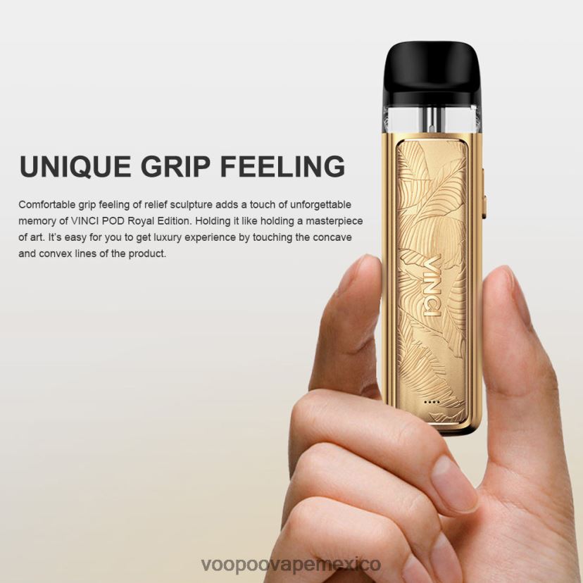 VOOPOO Vape Mexico City | VOOPOO VINCI POD edición real hoja de oro FJN2H8343